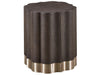 Fenwick - Embossed End Table - Dark Brown Universal Furniture