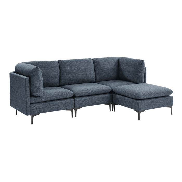 Upholstered Modular Sectional & Tall Legs Home Essentials
