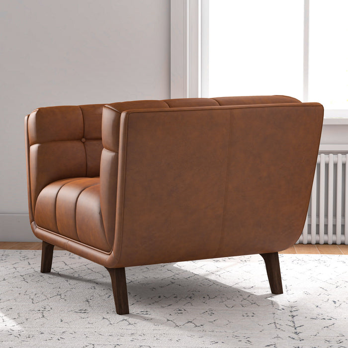 Addison Mid Century Modern Lounge Chair - Beige