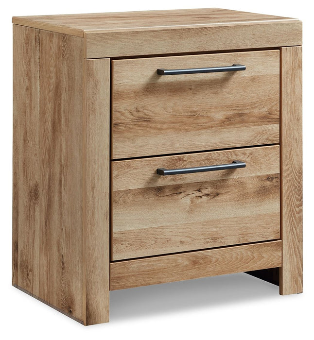 Hyanna - Two Drawer Night Stand - Tan Brown Signature Design by Ashley®