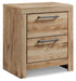 Hyanna - Two Drawer Night Stand - Tan Brown Signature Design by Ashley®
