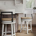 Stool With Natural Seagrass Seat Home Essentials