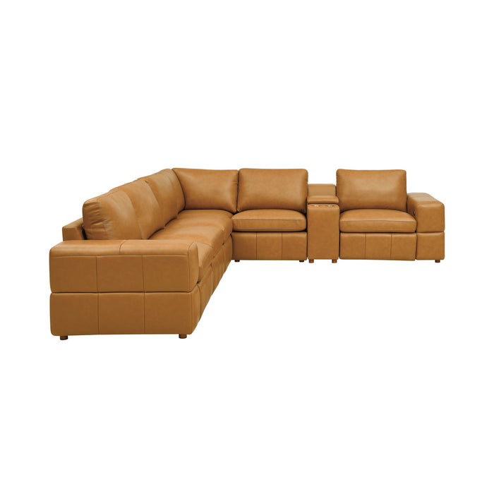 Upholstered Large Arms Sectional With Recliner Seats Home Essentials