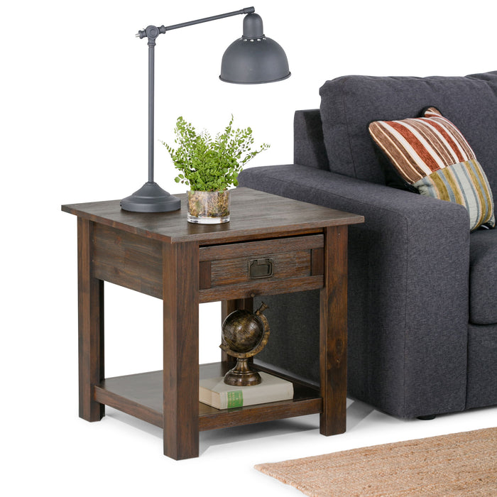 Monroe - Handcrafted Side Table Simpli-Home