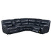 Power Motion Reclining Sectional Sofa With Console Cup Holders And USB Charging Port - Blue Home Essentials