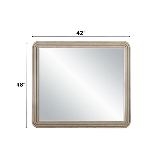 Leanna - Mirror - Light Oak ACME