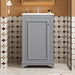 Bathroom Vanity With Sink, Freestanding Single Cabinet Set, Soft Close Door, Adjustable Shelf Hearth and Haven