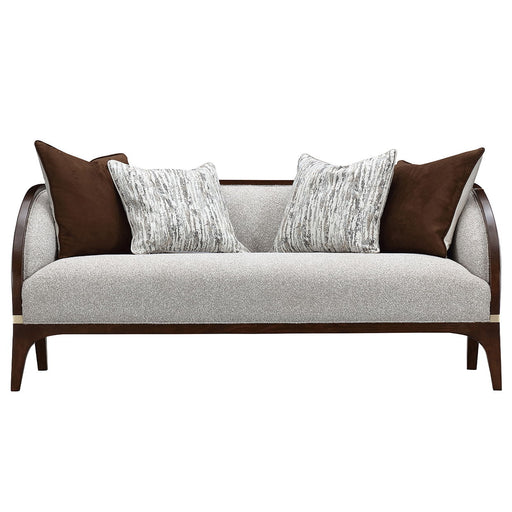 Houston - Loveseat - Pebble / Walnut Michael Amini