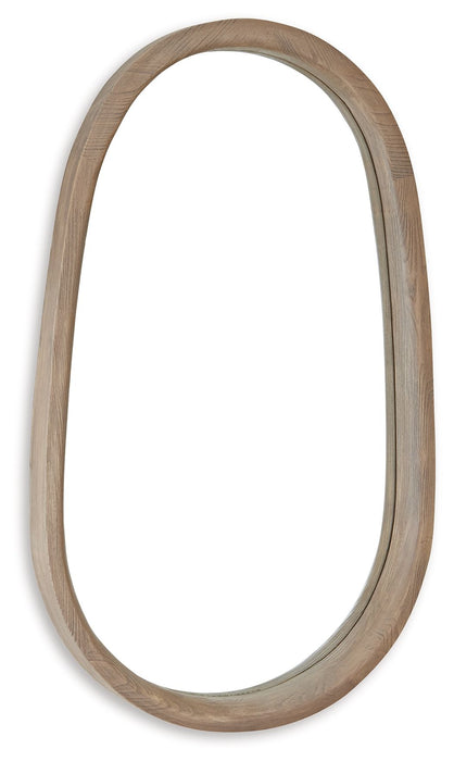 Aarilynn - Accent Mirror - Antique Brown Signature Design by Ashley®