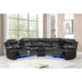 Lacrosse - Power Reclining Sectional Sofa Matrix Furniture Group