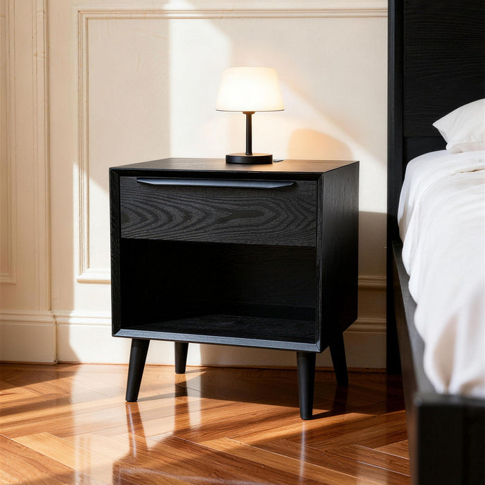 Nightstand With 1 Drawer, Bedside Table, Storage Side Table For Bedroom - Black Home Essentials