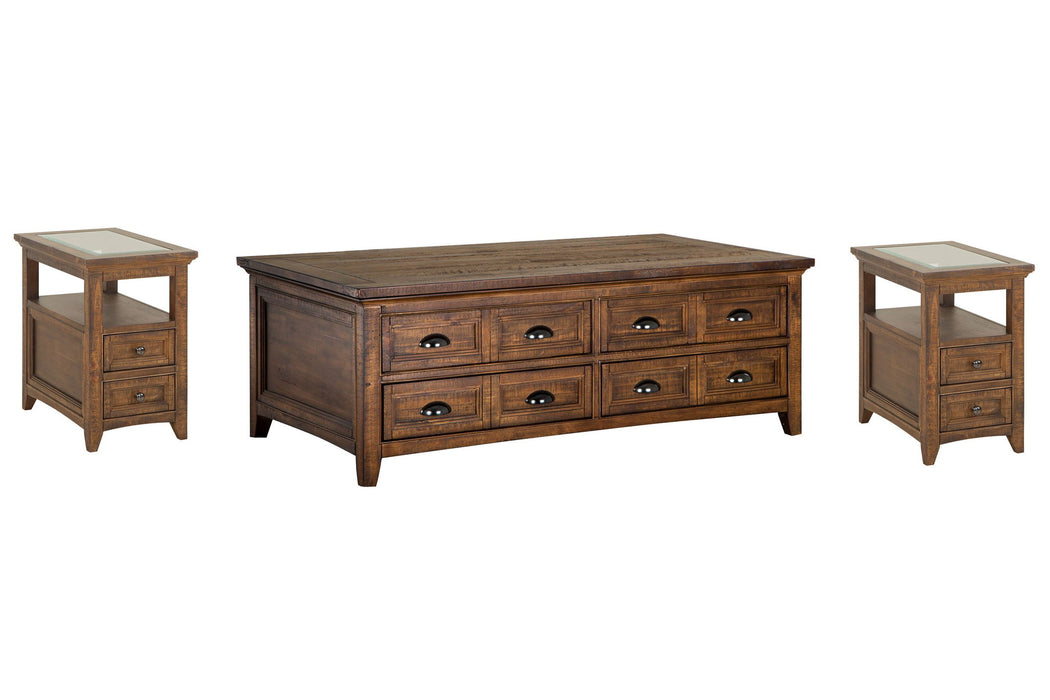 Bay Creek - Lift Top Storage Cocktail Table Set Magnussen Furniture