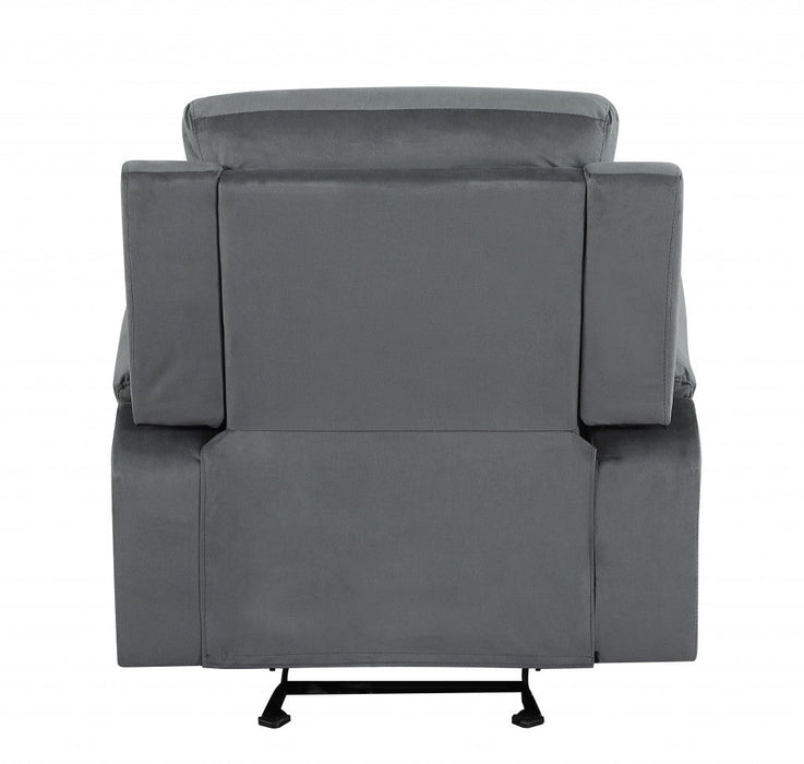 Modern Fabric Chair - Gray