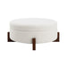 Round Storage Ottoman, Footrest Stool For Living Room Home Essentials