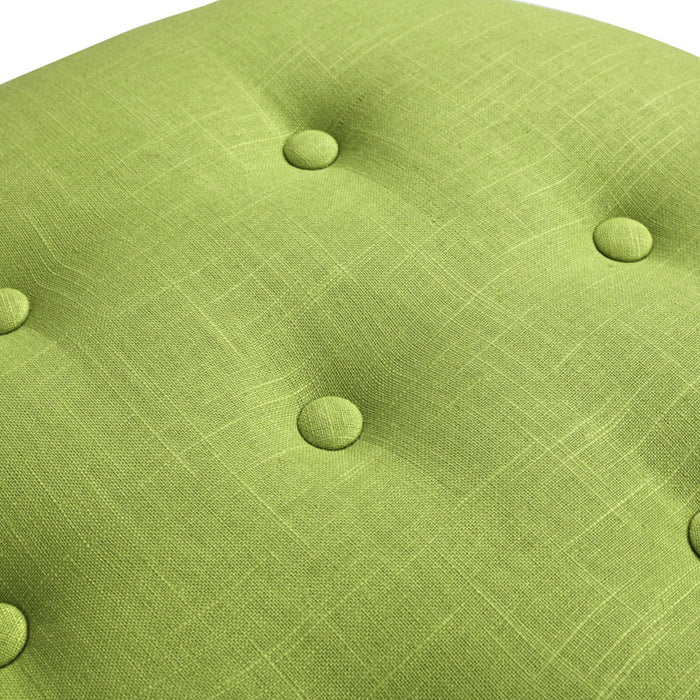 Yolanda - Round Upholstered Accent Ottoman Jennifer Taylor Home