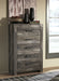 Wynnlow - Five Drawer Chest - Gray Signature Design by Ashley®