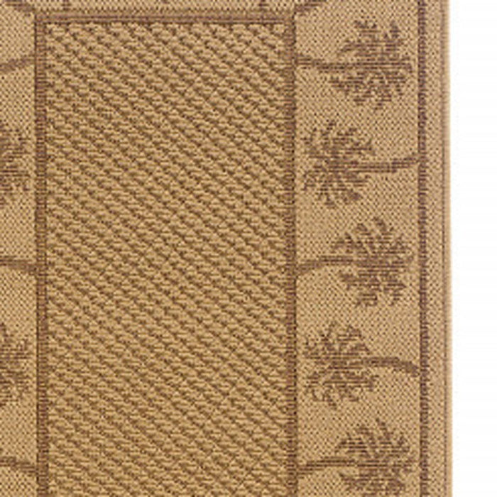 2' X 8' Stain Resistant Area Rug Outdoor / Indoor - Beige