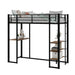 Bunk Bed With L-Shaped Desk And Dual Side Stairs Home Essentials