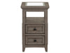 Paxton Place - Chairside End Table - Dovetail Gray Magnussen Furniture