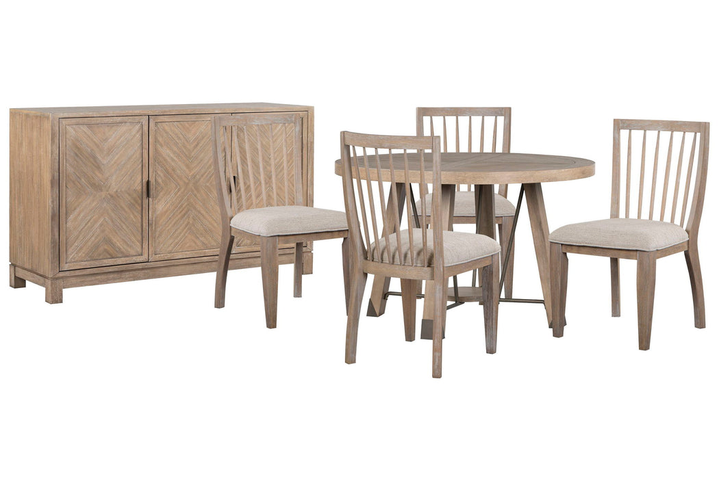 Ainsley - 48" Round Dining Table Set Magnussen Furniture