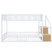 Bunk Bed With Storage Ladder, Compact Design Dreamland