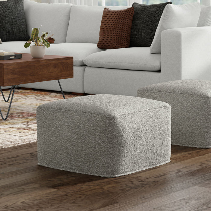 Chantal - Square Pouf Simpli-Home