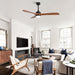 52" Ceiling Fan With Dimmable LED Light, 6 Speed DC Motor, 3 Blades Daily Nest