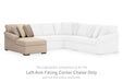 LadyMae - LAF Corner Chaise - Twill Benchcraft®