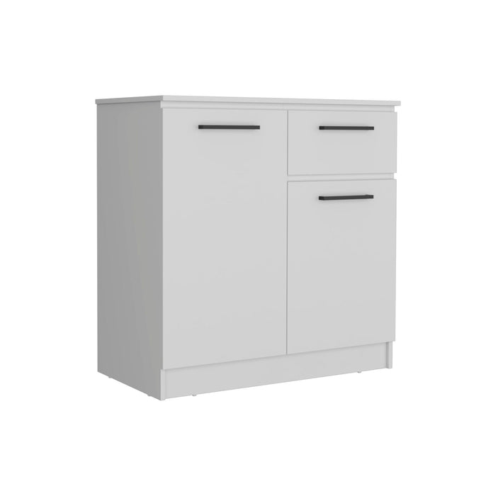 Drawer Double Dresser - White