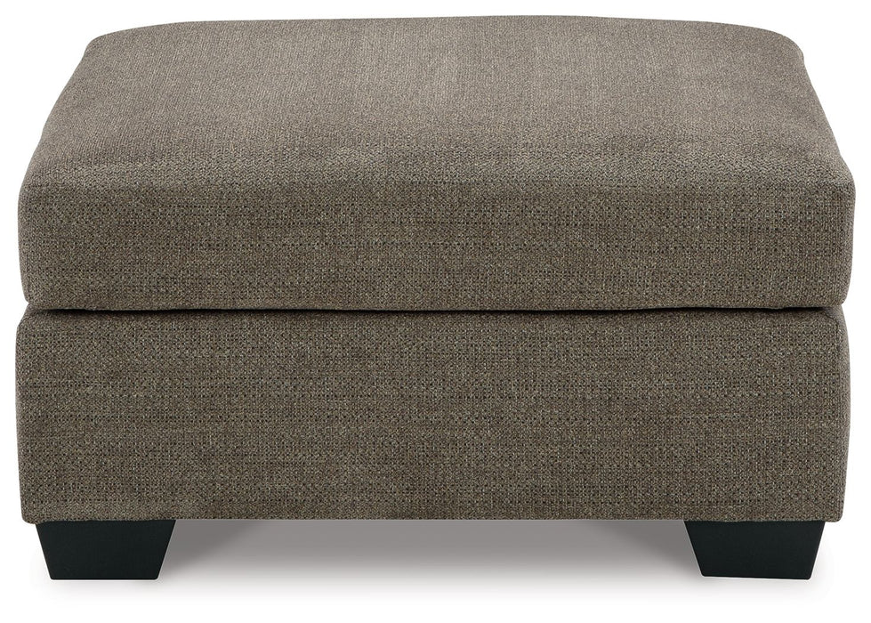 Mahoney - Oversized Accent Ottoman - Chocolate Signature Design by Ashley®