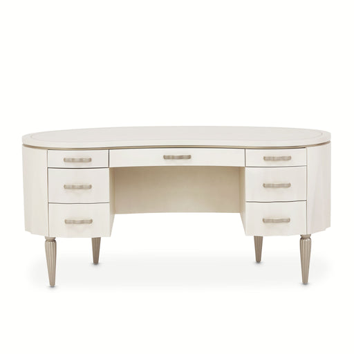 London Place - Desk - Creamy Pearl Michael Amini