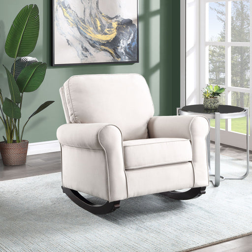 Elvin - Rocking Chair - Beige Acme