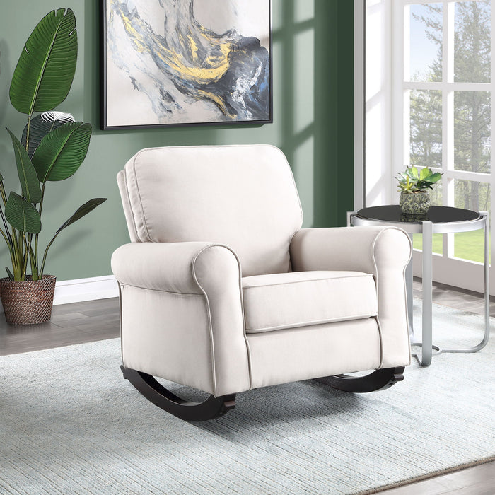 Elvin - Rocking Chair - Beige Acme