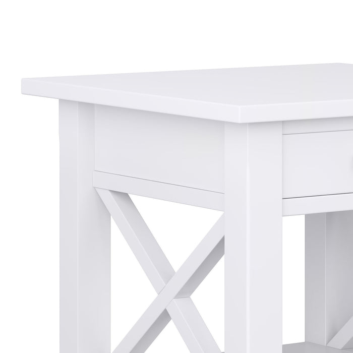Kitchener - End Table - White