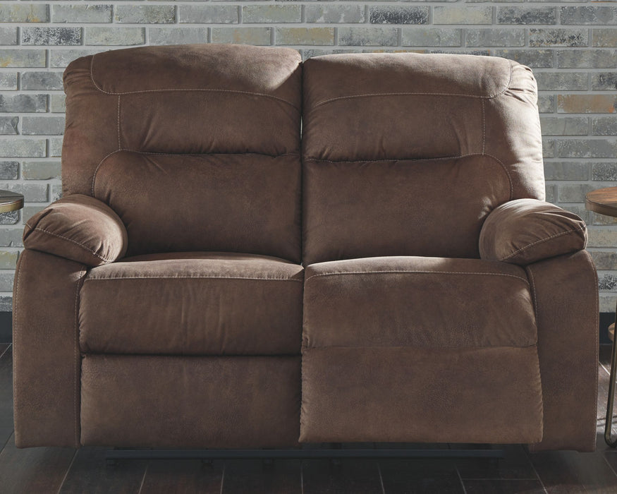 Bolzano - Coffee - Reclining Loveseat