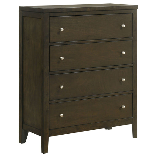 Clement - 4 Drawer Chest Of Drawers - Espresso Furniture Max