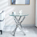 Round Table With Angular Slanted Legs Home Essentials