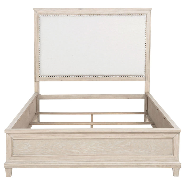 Wedner - Queen Panel Bed - Oak Furniture Max