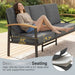 Outdoor Loveseat With Washable Cushions Home Essentials