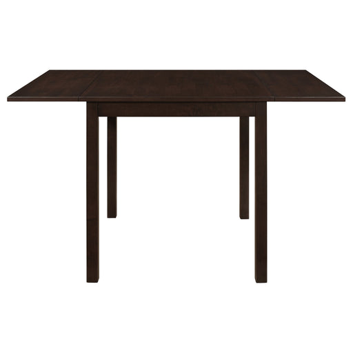 Dining Table With Drop Extension Leaf Table With Foldable Ends For Compact Spaces - Brown Furniture Max