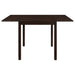 Dining Table With Drop Extension Leaf Table With Foldable Ends For Compact Spaces - Brown Furniture Max