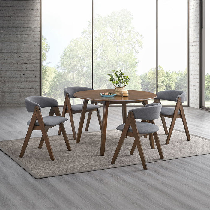Keiki - Round Dining Table - Walnut ACME