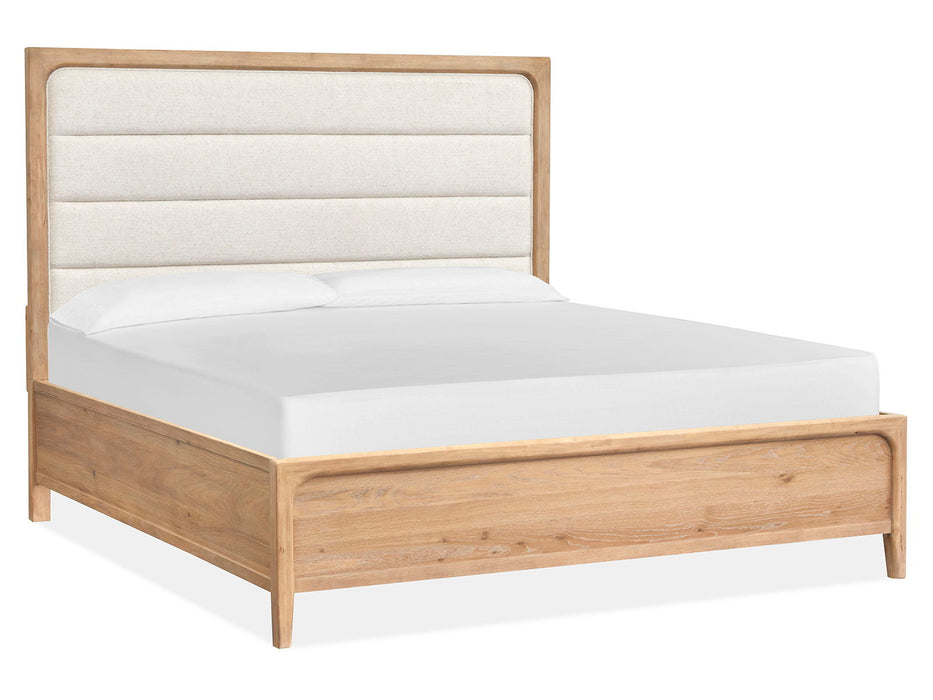 Somerset - Complete Panel Bed With Upholstered Headboard Magnussen Furniture