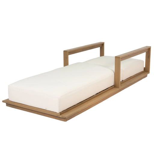 Modern Sunlounger With 5 Position Adjustable Backrest Noble House
