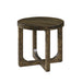 Kerby - Round End Table - Dark Brown New Classic