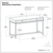 Banting - Small Desk - Walnut Brown Simpli-Home