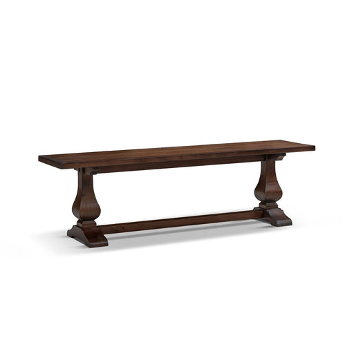 Whitmore - Trestle Dining Bench - Dark Brown Jennifer Taylor Home