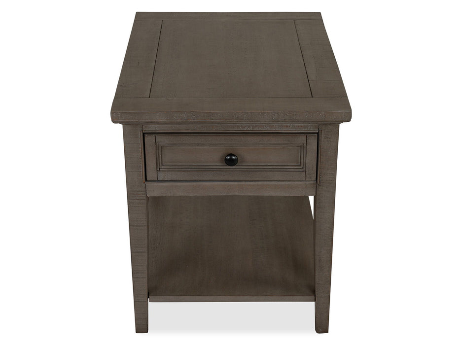 Paxton Place - Rectangular End Table - Dovetail Gray Magnussen Furniture