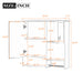 Modern Wall Mounted Bathroom Medicine Cabinet, Bathroom Wall Storage Cabinet With Mirror Hearth and Haven