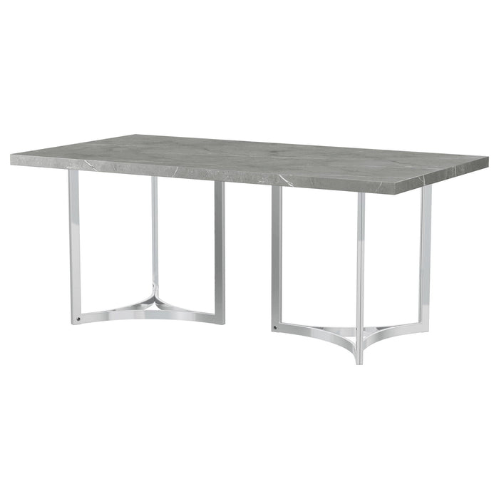 Savona - Rectangular Dining Table - Gray